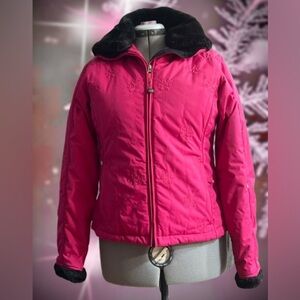 LL Bean Primaloft faux fur collar/cuffs sz Sm